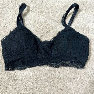 Black bralette, size small